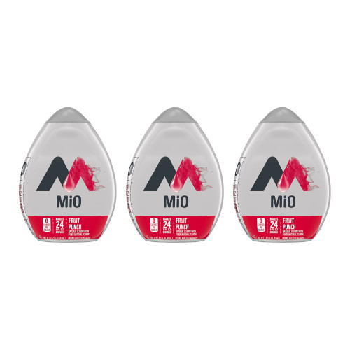 Mio Liquid Water Enhancer Fruit Punch 1.62 Oz (3 - Pack) Mio Liquid Water Enhancer Fruit Punch 1.62 Oz (3 - Pack)