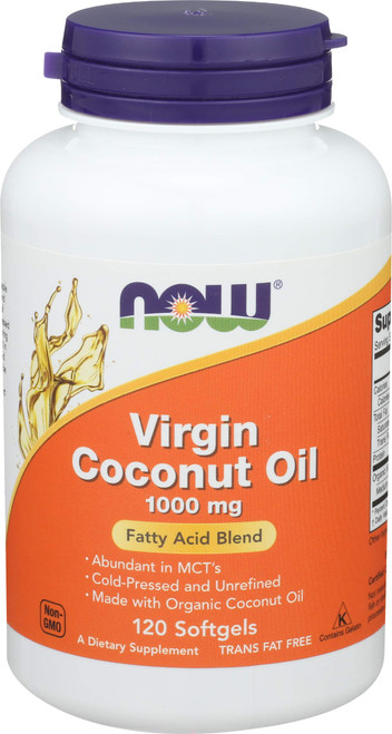Now Foods, Virgin Coconut Oil, 120 Capsules