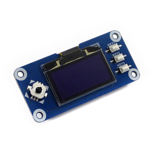 Coolwell Waveshare 1.3inch OLED Screen with SH1106 for Raspberry Pi 4B+ 4B 3B+ 3B 2B+ Zero W WH Jetson Nano 128x64 SPI I2C Interface