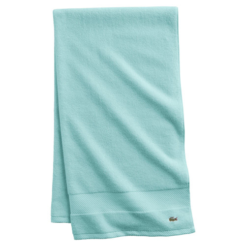 Lacoste Heritage Supima Cotton Bath Towel, Mint, 30" x 54"