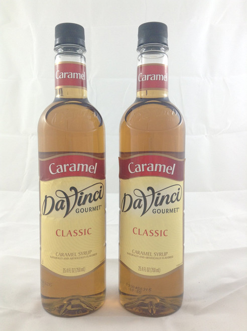 DaVinci Gourmet Caramel Flavored Syrup 2 Bottles