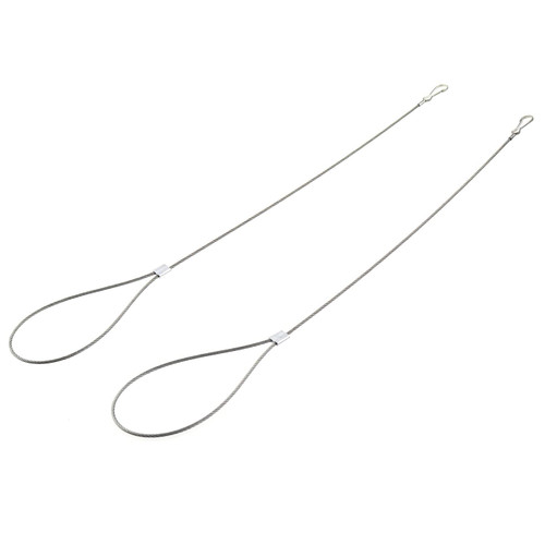 Gate Latch Pull LUORNG 2pcs 11.8" Adjustable Gate Latch Cable Pull for Metal Wooden Fences Garden Backyard Door, Stainless Steel Gate Latch String Fence Gate Pull Lock Latch Gate Opener