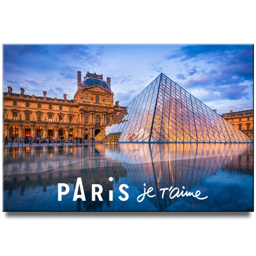 Paris Fridge Magnet France Travel Souvenir Louvre Museum and The Pyramid Paris Fridge Magnet France Travel Souvenir Louvre Museum and The Pyramid