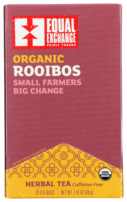 EQUAL EXCHANGE Organic Rooibos Tea, 20 CT