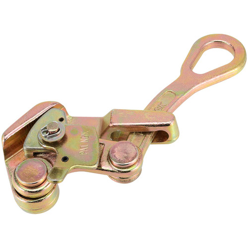 JEUIHAU 1 T Cable Wire Grip, Heavy Duty Wire Rope Grip Puller, Steel Cable Puller Tool for 1/10-2/3 Inch Wire Rope, Pulling 2204 Lbs/1 Ton