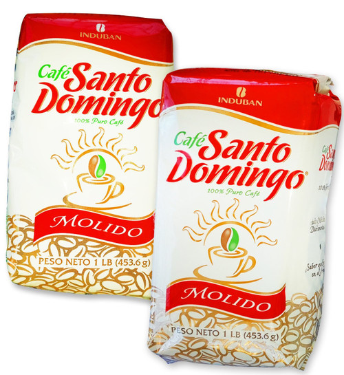 Cafe Molido Santo Domingo - Ground Dominican Coffee - (2 Lb.-pack)