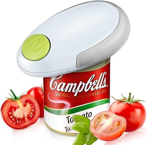 Electric Can Opener, Automatic Can Openers Electric Smooth Edge, Portable Safe Battery Operated Easy to Operate Kitchen Gadget Hand Free Can Opener for Seniors Fits All Can Sizes Electric Can Opener, Automatic Can Openers Electric Smooth Edge, Portable Safe Battery Operated Easy to Operate Kitchen Gadget Hand Free Can Opener for Seniors Fits All Can Sizes