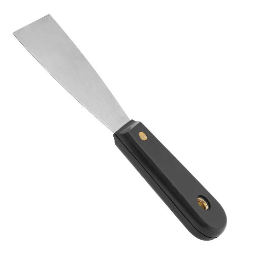 Marhynchus Stainless Steel Wallpaper Paint Shovel Grey Knife Scraper Putty Knife Blade with Soft Grip Handle