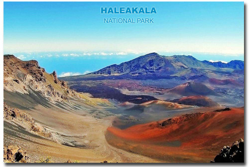 Haleakala National Park Travel Landscape Refrigerator Magnet Size 2.5" x 3.5"