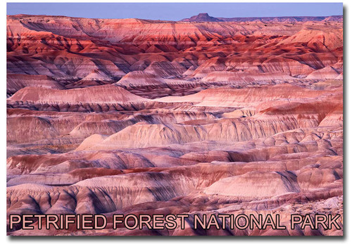 REFRIGERATOR MAGNET Painted Desert in Petrified Forest National Park Arizona Travel Refrigerator Magnet Size 2.5 x 3.5, Multicolor