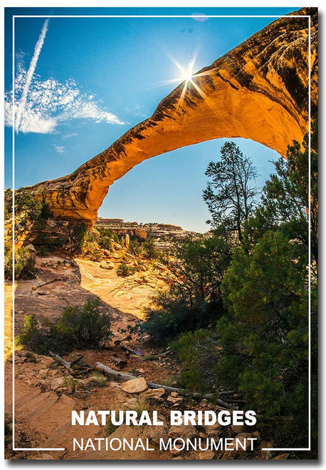 Natural Bridges National Monument Utah Travel Refrigerator Magnet Size 2.5" x 3.5" Natural Bridges National Monument Utah Travel Refrigerator Magnet Size 2.5" x 3.5"