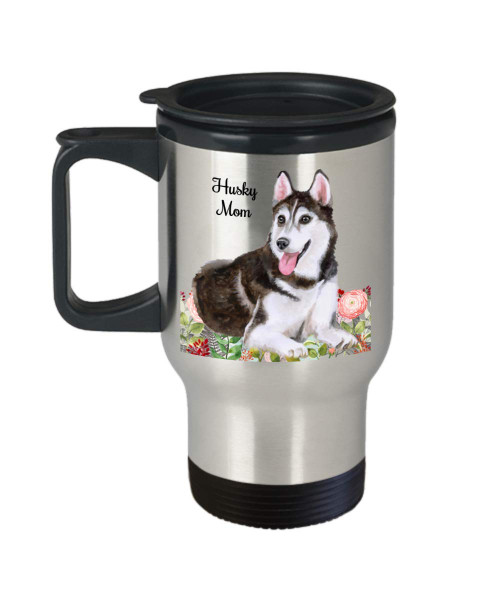 Husky Mom Travel Mug Siberian Husky Gift