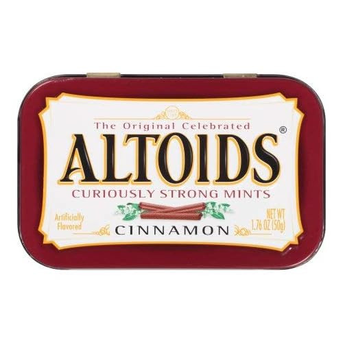 Altoids Mints, Cinnamon, 1.76 oz (Pack of 2)