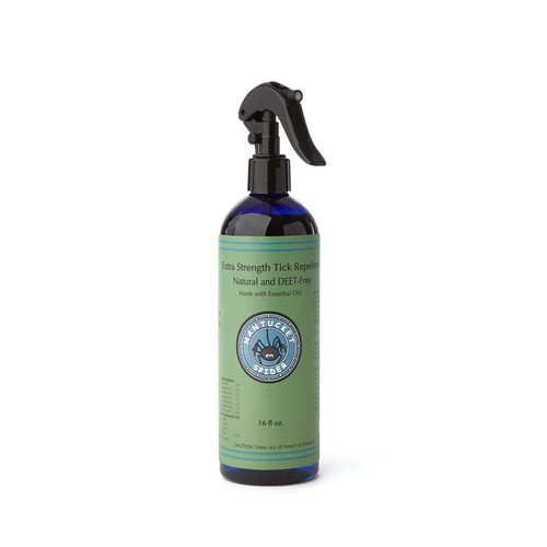 Nantucket Spider Extra Strength Tick Repellent Spray | Natural with Organic Essential Oils | Repels Ticks | DEET Free, Soy-Free, Vegan and Cruelty-Free | Perfect for Adults and Kids - 16 fl oz