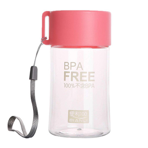 BAOIWEI01 Water Bottles,5oz Portable Unbreakable Leak-proof Transparent Water Bottle Cup for Outdoor Sports Travel Cycling Camping, BPA-Free, Reusable (Pink) BAOIWEI01 Water Bottles,5oz Portable Unbreakable Leak-proof Transparent Water Bottle Cup for Outdoor Sports Travel Cycling Camping, BPA-Free, Reusable (Pink)