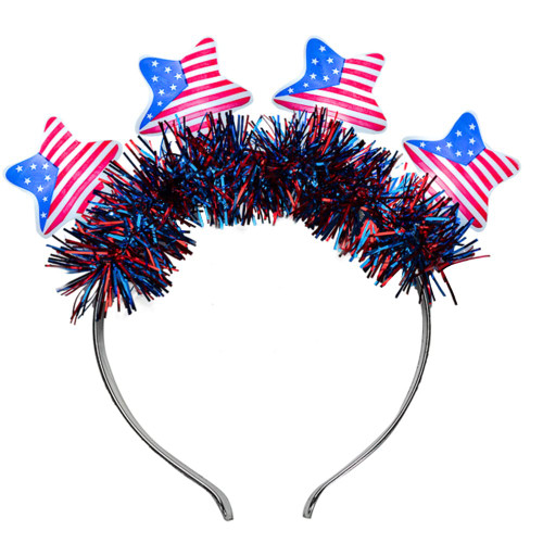 DMLBC 4th of July Patriotic Headbands, Red White Blue Hair Hoop, USA Flag Star Headbands, Patriotic Costume Party Accessories, Independence Day Decorative Supplies (F) DMLBC 4th of July Patriotic Headbands, Red White Blue Hair Hoop, USA Flag Star Headbands, Patriotic Costume Party Accessories, Independence Day Decorative Supplies (F)