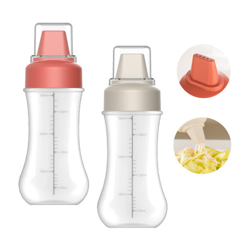 PROVIVID 2-Pack Porous Condiment Squeeze Bottles, Leak Proof Refillable Condiment Container with Lip, Salad Dressings,Top Dispensers for Ketchup Mustard Mayo Hot Sauces Oil Honey Syrup PROVIVID 2-Pack Porous Condiment Squeeze Bottles, Leak Proof Refillable Condiment Container with Lip, Salad Dressings,Top Dispensers for Ketchup Mustard Mayo Hot Sauces Oil Honey Syrup
