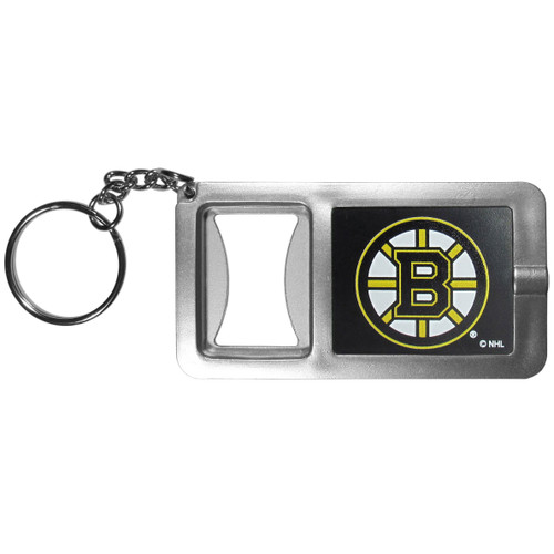 NHL Siskiyou Sports Fan Shop Boston Bruins Flashlight Key Chain with Bottle Opener One Size Black NHL Siskiyou Sports Fan Shop Boston Bruins Flashlight Key Chain with Bottle Opener One Size Black