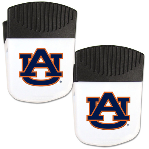 NCAA Siskiyou Sports Fan Shop Auburn Tigers Chip Clip Magnet with Bottle Opener 2 pack Team Color