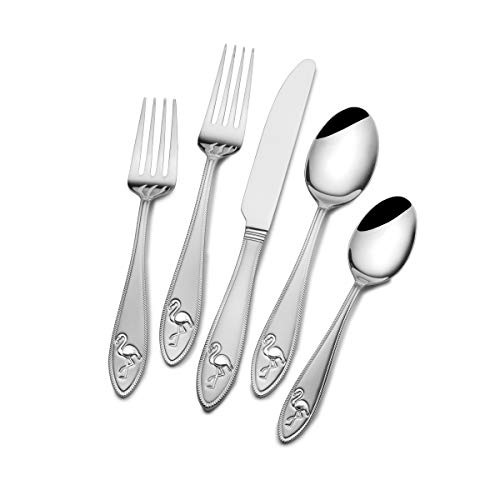 Towle Living 5225316 Flamingo Flatware set 20-Piece Stainless Steel