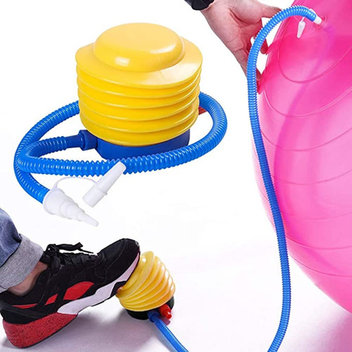 Inflatable Foot Air Pumps - Portable Plastic Bellows Foot Air Pump Inflator for Exercise Balls and Pools Swim Ring Foot Pump, Easy Air Hand Foot Pump Inflator (Multicolour)