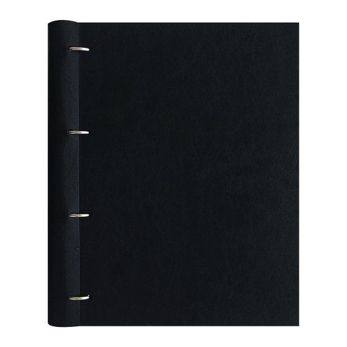Filofax Clipbook, A4 Size, Classic Monochrome Collection, Refillable Notebook, Black (B144000)