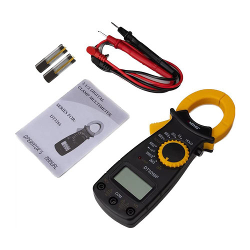Muco Digital Clamp Meter 2000 Count? Multimeter? Voltage Tester?Auto-ranging with AC/DC Voltage, AC Current, Resistance, Capacitance, Continuity, Live Wire Test, Non-Contact Voltage Detection