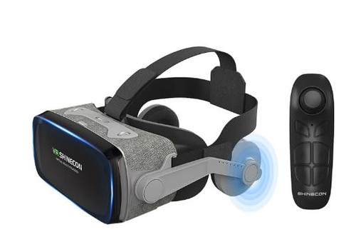 VR Headsets, Virtual Reality 3D Game Movie Goggles for iPhone & Android 4.7-6.1 inch Smartphone Adjustable Headphones VR Glasses with Controller VR Headsets, Virtual Reality 3D Game Movie Goggles for iPhone & Android 4.7-6.1 inch Smartphone Adjustable Headphones VR Glasses with Controller