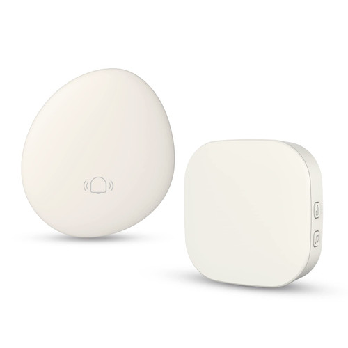 ARISTOS HOME Self-Powered Doorbell No Battery Required Push Button Plug-Through, Wireless Doorbell Waterproof IP67 Cordless Door Chime, Up to 1300Ft Range with 32 Chimes White-1Button&1Receiver ARISTOS HOME Self-Powered Doorbell No Battery Required Push Button Plug-Through, Wireless Doorbell Waterproof IP67 Cordless Door Chime, Up to 1300Ft Range with 32 Chimes White-1Button&1Receiver