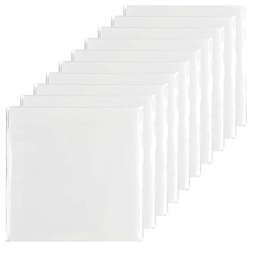 ZAUBETH Transparent Sticky Notes Pads - 500 Pcs Waterproof Self-Adhesive Pad,Translucent Sticky Notes Suitable for Reading?Studying? Home?Office?School?Sticks Securely?Removes Cleanly (3"x3")