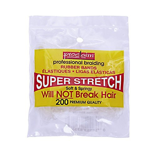 Proclaim 200 Count Clear Rubber Bands by Proclaim