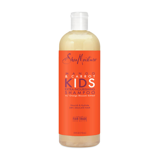 SheaMoisture Kids Shampoo Extra-Nourishing Mango & Carrot For Dry, Delicate Hair 24 fl oz
