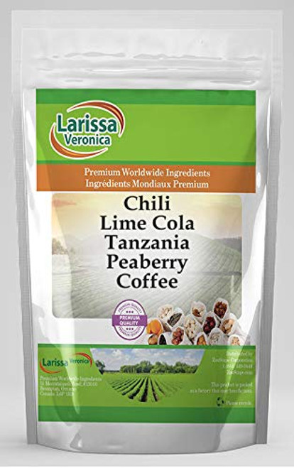 Chili Lime Cola Tanzania Peaberry Coffee (Gourmet, Naturally Flavored, Whole Coffee Beans) (4 oz, ZIN: 568992) - 3 Pack
