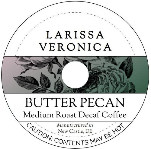 Butter Pecan Medium Roast Decaf Coffee (Single Serve K-Cup Pods) (Gourmet, Naturally Flavored, Whole Coffee Beans) (12 pods, ZIN: 571609) - 3 Pack