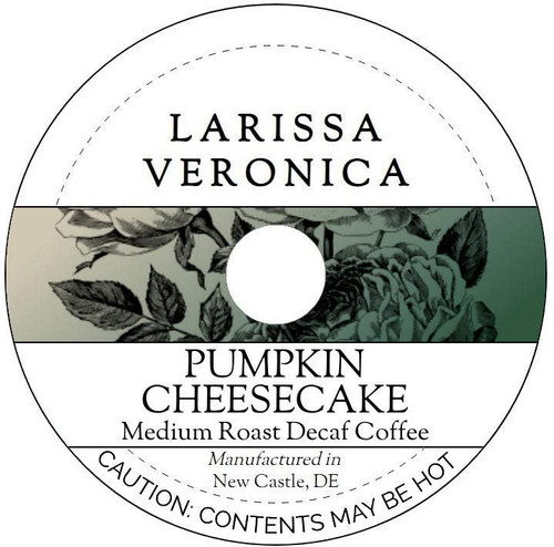 Pumpkin Cheesecake Medium Roast Decaf Coffee (Single Serve K-Cup Pods) (Gourmet, Naturally Flavored, Whole Coffee Beans) (12 pods, ZIN: 576505) - 3 Pack