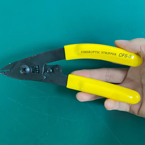 CFS-3 Fiber Optic Tool Stripper optical cable cold splicing and hot melting tools three-necked pliers CFS 3 Holes wire stripping
