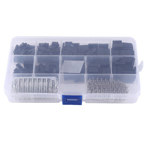 Connector Kit, Dupont Connector, Female Connector Housing, Crimp Pins 4er, Header Stecker Jumper Header Connector Female Male Terminal Jumper Wire Crimp Pin 2.54mm (610 Pcs)