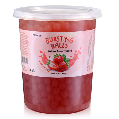 Strawberry Boba Pearls Popping Bursting Boba, Bubble Tapioca Pearls For Bubble Tea (Strawberry , 2 LB 1 Pack) Strawberry Boba Pearls Popping Bursting Boba, Bubble Tapioca Pearls For Bubble Tea (Strawberry , 2 LB 1 Pack)