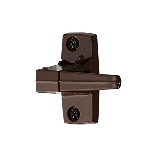 Ideal Security Inc. SK10B ZD Inside Latch for Storm and Screen Doors Solid Strike Included, Brown