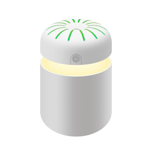Colorful Cool Mini Humidifier, USB Personal Desktop Humidifier for Car, Office Room, Bedroom,etc. Auto Shut-Off, 2 Mist Modes, Super Quiet. (white)