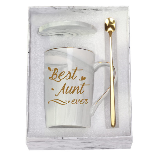 Best Aunt Ever Mug Best Aunt Ever Coffee Mug Best Aunt Ever Gifts Best Aunt Ever Cup Aunt Coffee Mug Birthday Mothers Day Gifts for Aunt from Nephew Niece 14 Ounce Grey with Gift Box Spoon Coaster Best Aunt Ever Mug Best Aunt Ever Coffee Mug Best Aunt Ever Gifts Best Aunt Ever Cup Aunt Coffee Mug Birthday Mothers Day Gifts for Aunt from Nephew Niece 14 Ounce Grey with Gift Box Spoon Coaster