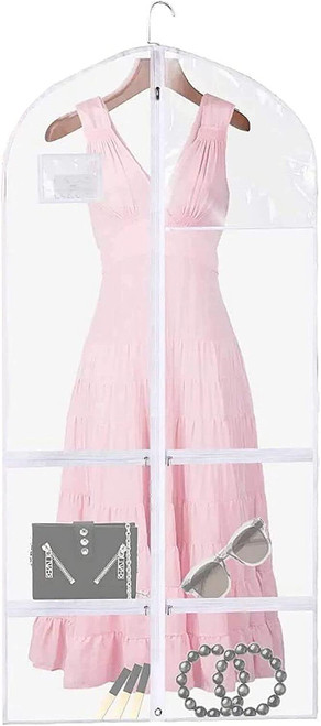 Garment Bag,Garment Bags For Hanging Clothes,Clear Dance Garment Bags For Dancers,Dance Costume Bag,Dance Competition Bag For Girls,Garment Bags For Travel Storage.Clear Garment Bag For Adults Kids