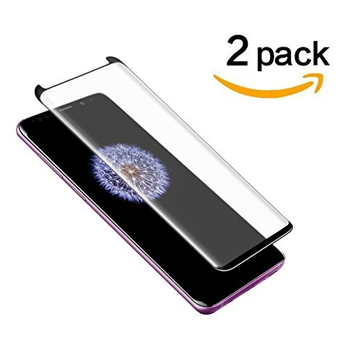 [2Pack]Samsung Galaxy S9 Plus Screen Protector, 9H Hardness,Anti-Fingerprint,Anti-Scratch,Ultra-Clear,Tempered glass Screen Protector for Samsung S9 Plus