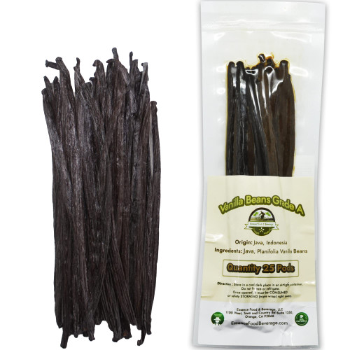 25 Vanilla Beans Bulk For Making Vanilla Extract Grade A - NON-GMO Planifolia Vanilla Beans Bulk, 6-8 Inches Vanilla Beans For Making Vanilla Extract Grade A+ 25 Vanilla Beans Bulk For Making Vanilla Extract Grade A - NON-GMO Planifolia Vanilla Beans Bulk, 6-8 Inches Vanilla Beans For Making Vanilla Extract Grade A+