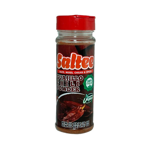 Saltee Natural Vegan Salts,Mixes, Chilies and Spices 1.76 oz each (SOLD BY PIECE) (Guajillo Chili, Pack of 1)