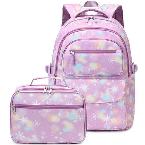 Joyfulife Teen Backpacks for Girls School Backpack Kids Bookbag Set with Lunch Box Travel Laptop Backpack Casual Daypacks