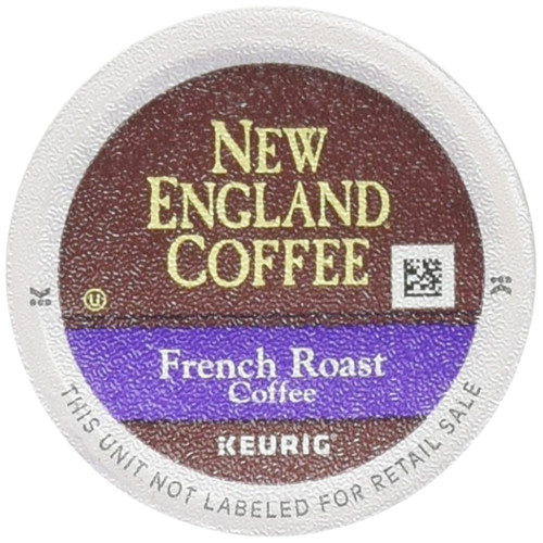 New England Coffee French Roast Dark Roast K-Cup Pods 12 Count Box (Pack of 1)