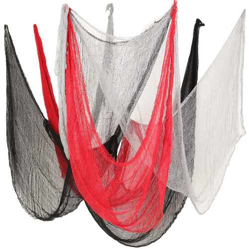 6 Pack Halloween Creepy Cloth 30 x 72 Inch Spooky Halloween Hanging Decorations Scary Gauze Cloth Doorways for Halloween Party Haunted House Outdoor Yard Home Wall Decoration?Black,Red,Grey 6 Pack Halloween Creepy Cloth 30 x 72 Inch Spooky Halloween Hanging Decorations Scary Gauze Cloth Doorways for Halloween Party Haunted House Outdoor Yard Home Wall Decoration?Black,Red,Grey