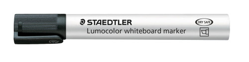 Staedtler Lumocolor Whiteboard Marker, Chisel Tip, Black 351-9