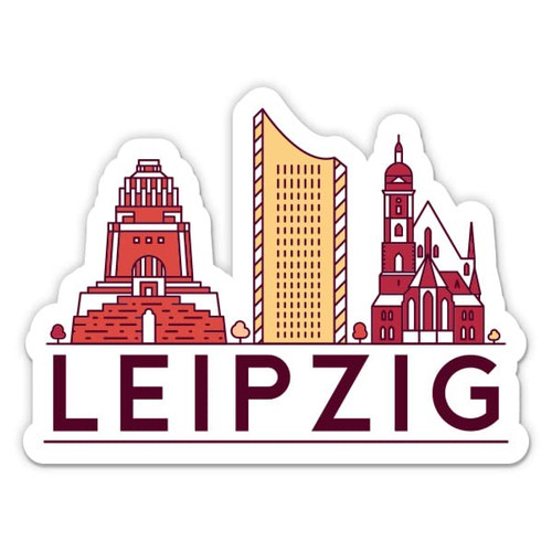 Squiddy Leipzig Germany - Vinyl Sticker Decal for Phone, Laptop, Water Bottle (3" Wide) Squiddy Leipzig Germany - Vinyl Sticker Decal for Phone, Laptop, Water Bottle (3" Wide)